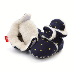Warm Fleece Booties for Baby Boy