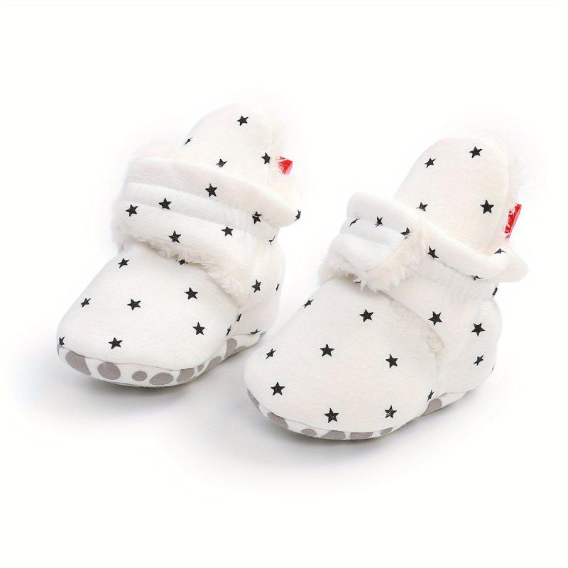 Warm Fleece Booties for Baby Boy