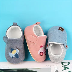 Casual Cartoon Sneakers for Baby Boys and Girls Lightweight Non Slip Shoes