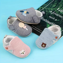 Casual Cartoon Sneakers for Baby Boys and Girls Lightweight Non Slip Shoes