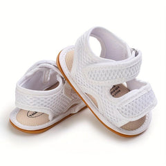 Baby Boys Mesh Slip On Sandals with Adjustable Strap
