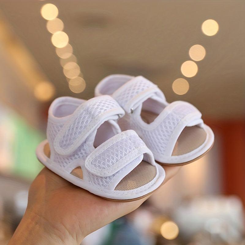 Baby Boys Mesh Slip On Sandals with Adjustable Strap