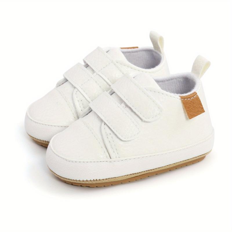 Baby Boys Hook And Loop Sneakers Comfortable Flats Shoes