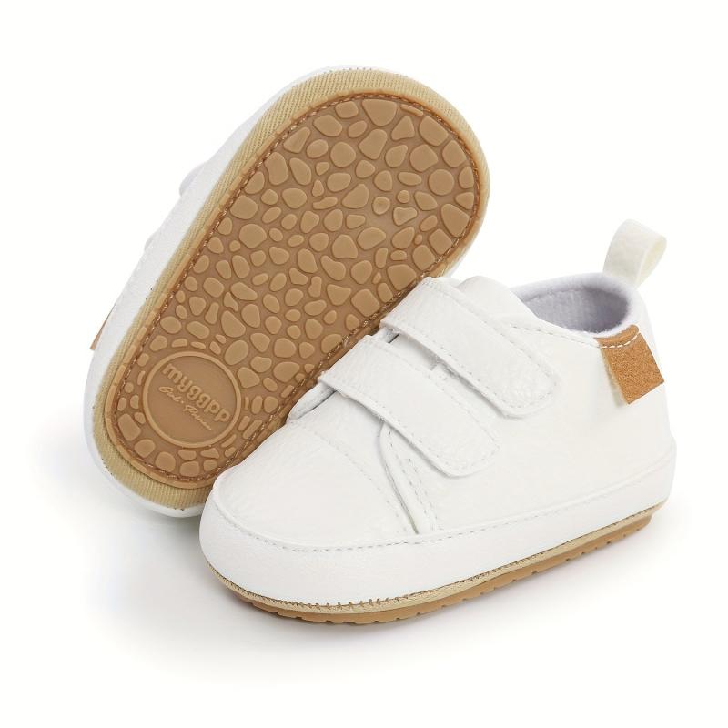 Baby Boys Hook And Loop Sneakers Comfortable Flats Shoes