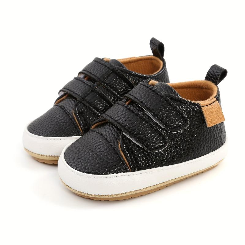 Baby Boys Hook And Loop Sneakers Comfortable Flats Shoes
