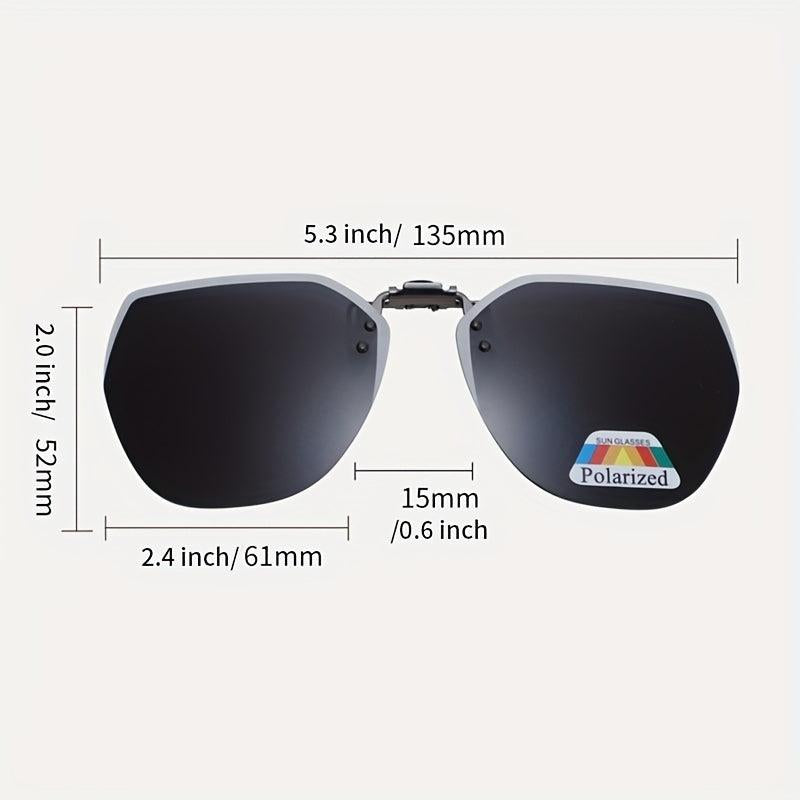 Myopia Polarized Clip Sunglasses for Driving Fishing