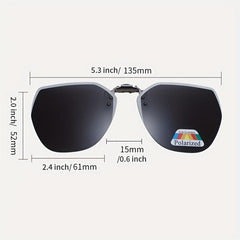 Myopia Polarized Clip Sunglasses for Driving Fishing