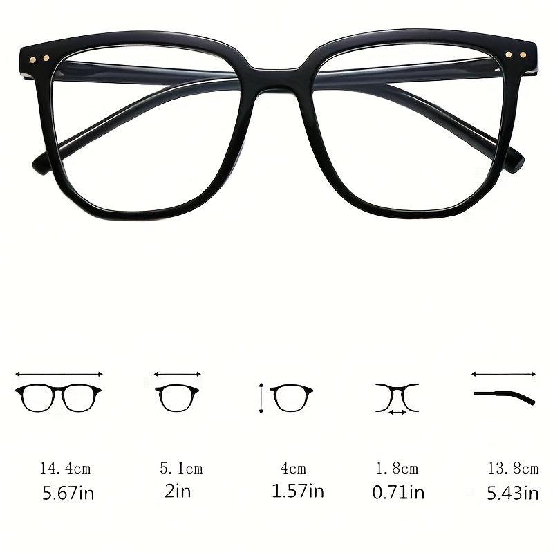 Anti Light Glasses Clear Lens Unisex Eyewear Relieve Eye Fatigue