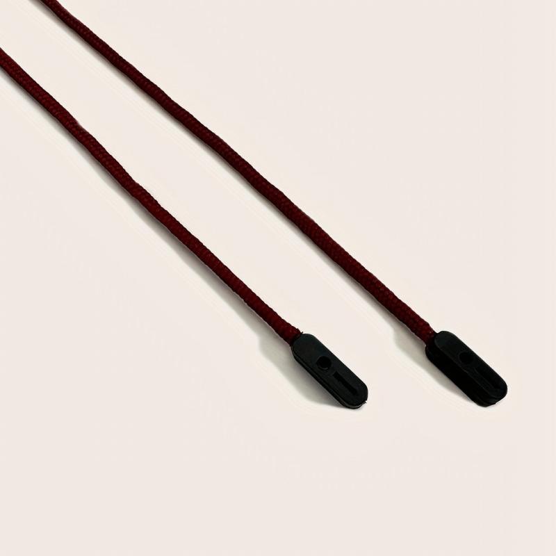Burgundy Eyeglass Strap Prevents Fading And Pilling