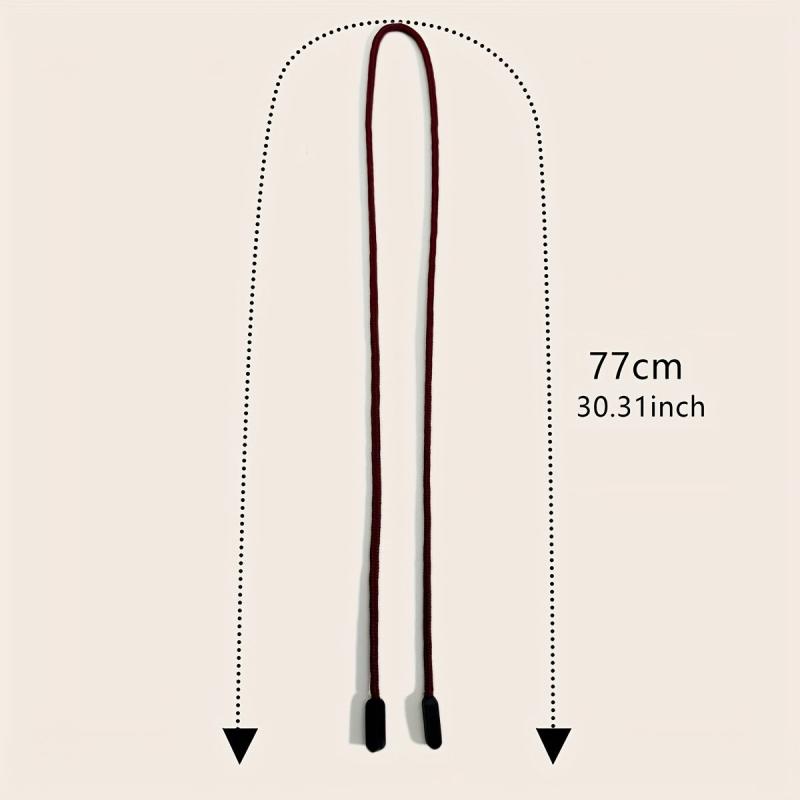 Burgundy Eyeglass Strap Prevents Fading And Pilling