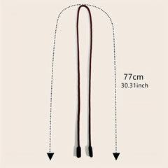 Burgundy Eyeglass Strap Prevents Fading And Pilling