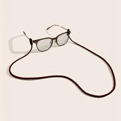 Burgundy Eyeglass Strap Prevents Fading And Pilling