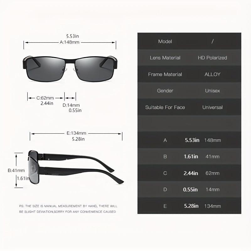 Men's Polarized Square Sunglasses UV400