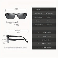 Men's Polarized Square Sunglasses UV400
