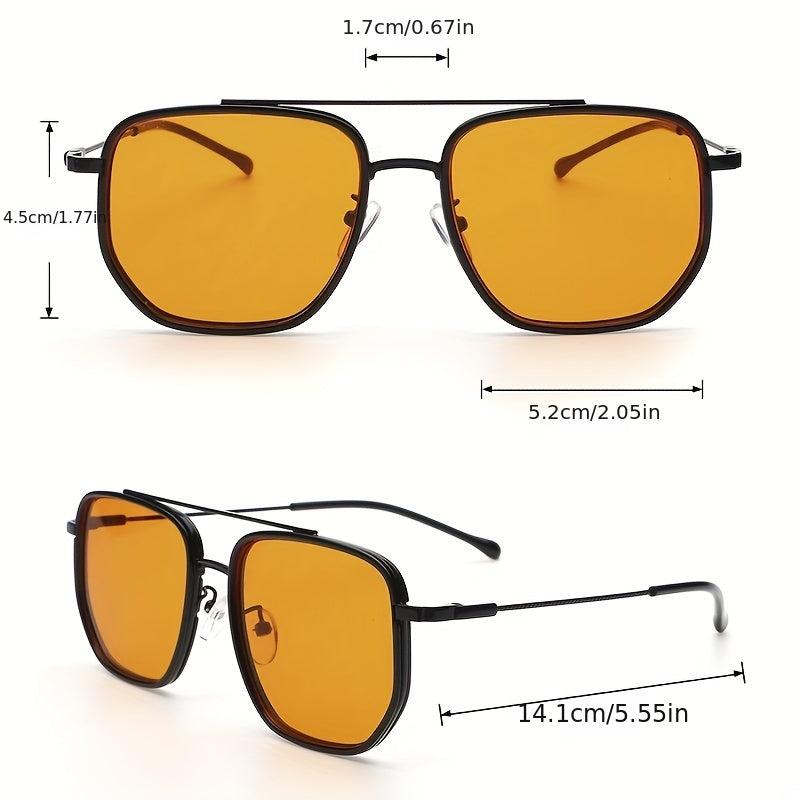 1pair Driving Cycling Sunglasses UV400 Protective Glasses