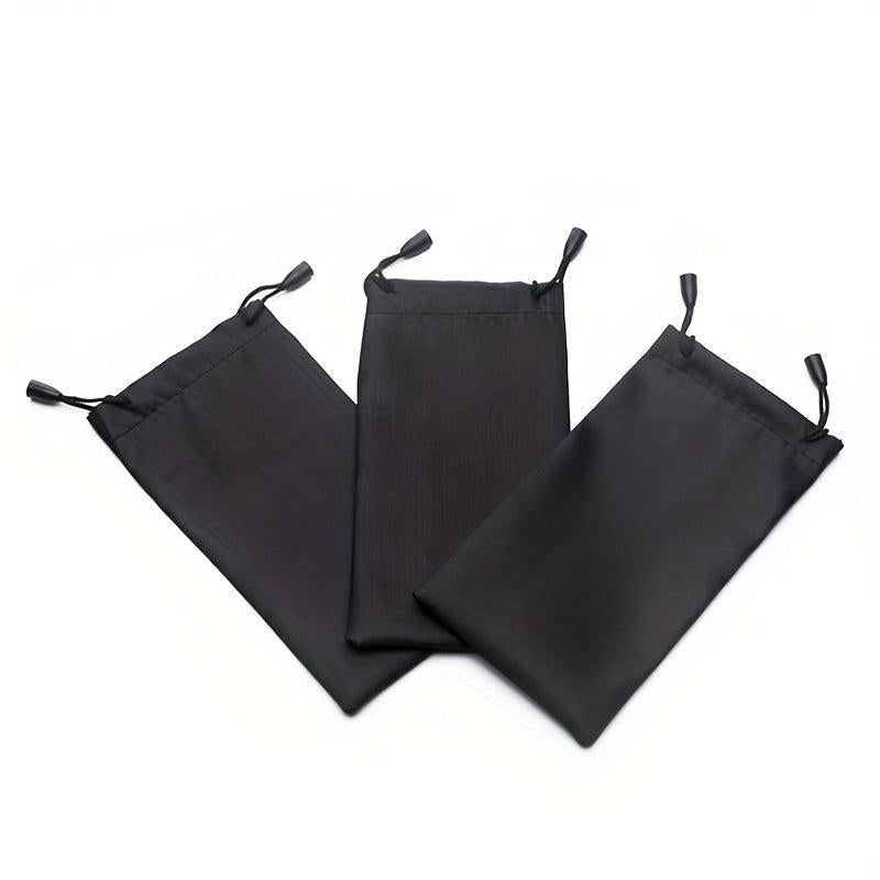 Double Drawstring Eyeglasses Sunglasses Bag Portable Storage Bag
