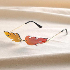 Men's Stylish Bohemian Flame Cat Eye Sunglasses