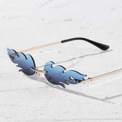 Men's Stylish Bohemian Flame Cat Eye Sunglasses