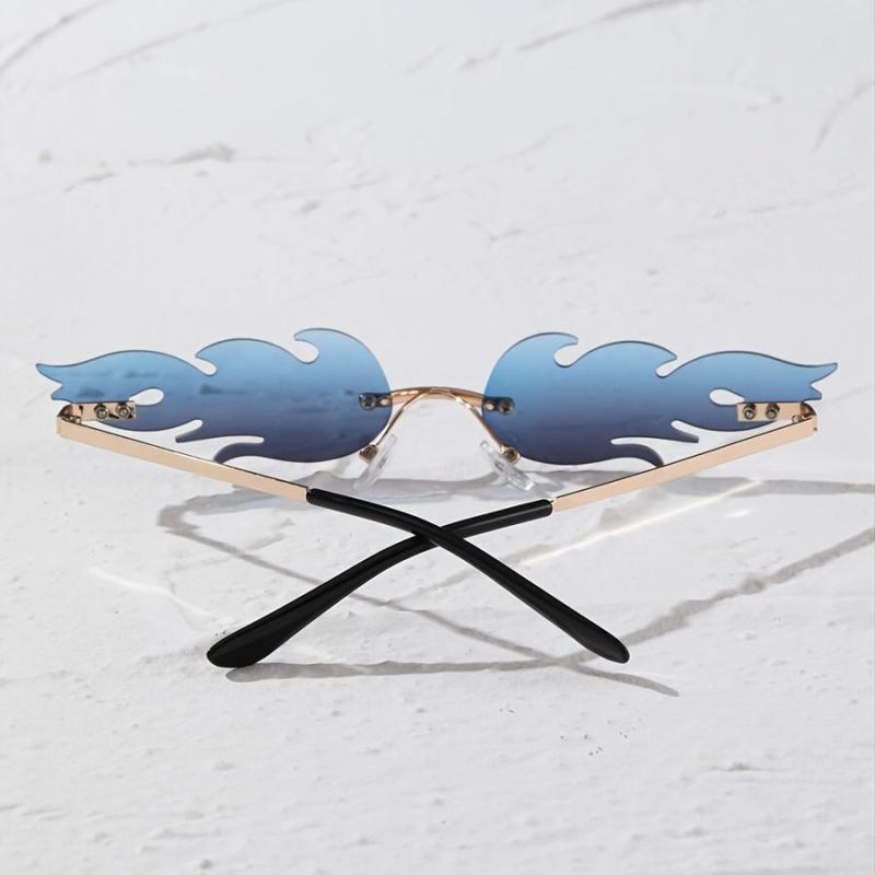 Men's Stylish Bohemian Flame Cat Eye Sunglasses