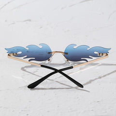 Men's Stylish Bohemian Flame Cat Eye Sunglasses
