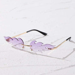 Men's Stylish Bohemian Flame Cat Eye Sunglasses