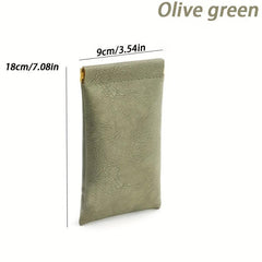 Glasses Storage Bag with Automatic Closure - Portable Glasses Bag