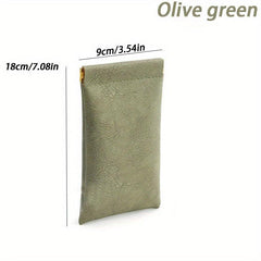 Glasses Storage Bag with Automatic Closure - Portable Glasses Bag