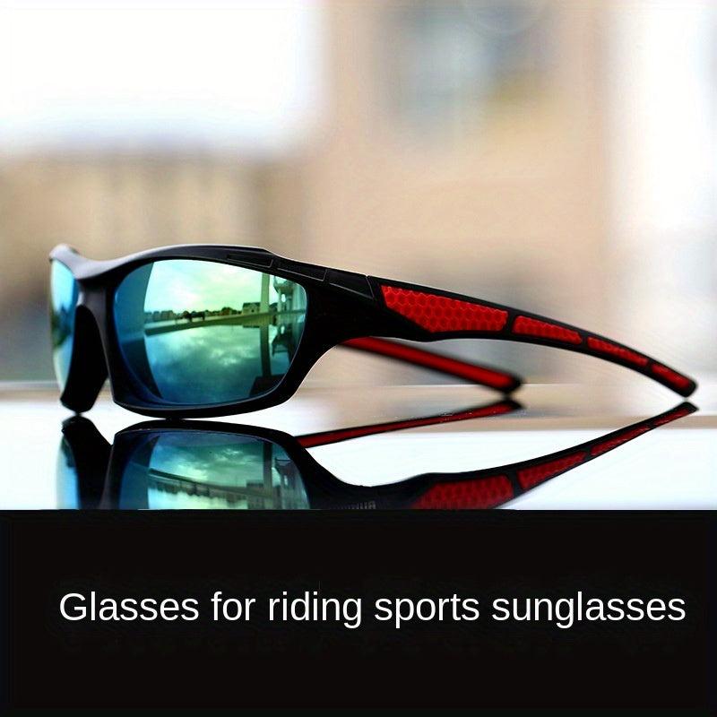 Reflective Lens Sports Glasses with Case