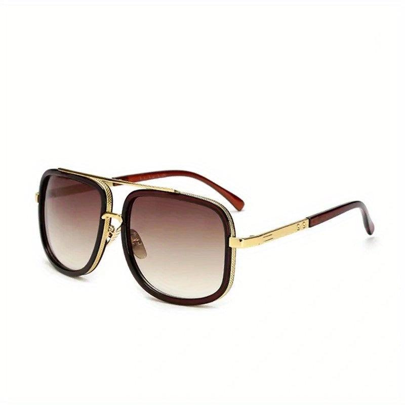 Double Beam Large Frame Sunglasses Thick Frame Beach Glasses