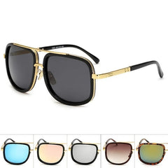 Double Beam Large Frame Sunglasses Thick Frame Beach Glasses