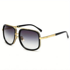 Double Beam Large Frame Sunglasses Thick Frame Beach Glasses