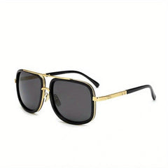 Double Beam Large Frame Sunglasses Thick Frame Beach Glasses