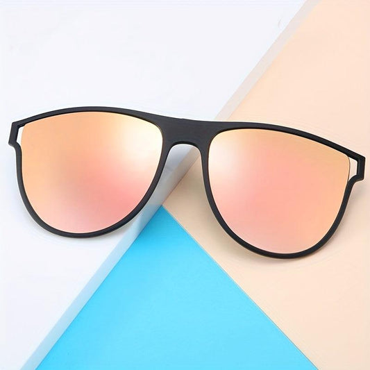 Polarized Clip On Sunglasses UV Protection Flip Up Glasses for Men
