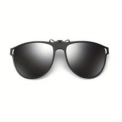 Polarized Clip On Sunglasses UV Protection Flip Up Glasses for Men