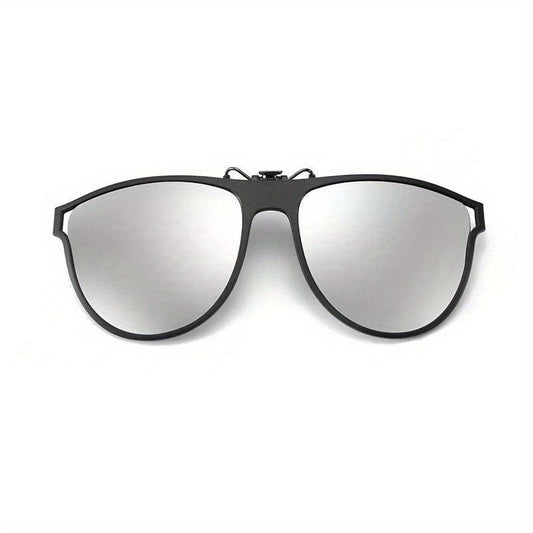 Polarized Clip On Sunglasses UV Protection Flip Up Glasses for Men