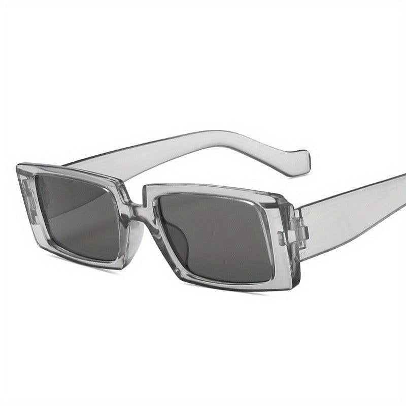 Square Frame Sunglasses Black Polarized Lens UV400