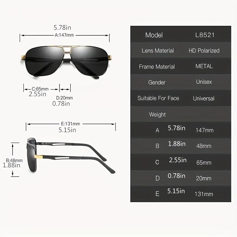 Pilot Sunglasses Polarized UV400 Eyecrafters