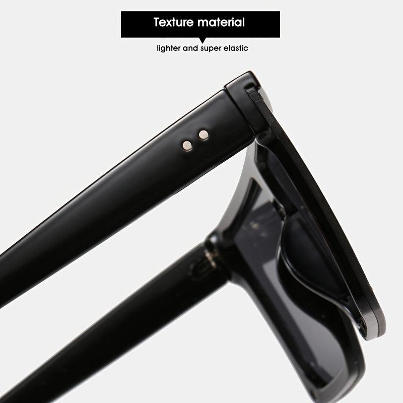 Men's Vintage Square Frame Sunglasses for Beach Party
