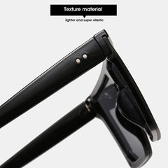 Men's Vintage Square Frame Sunglasses for Beach Party