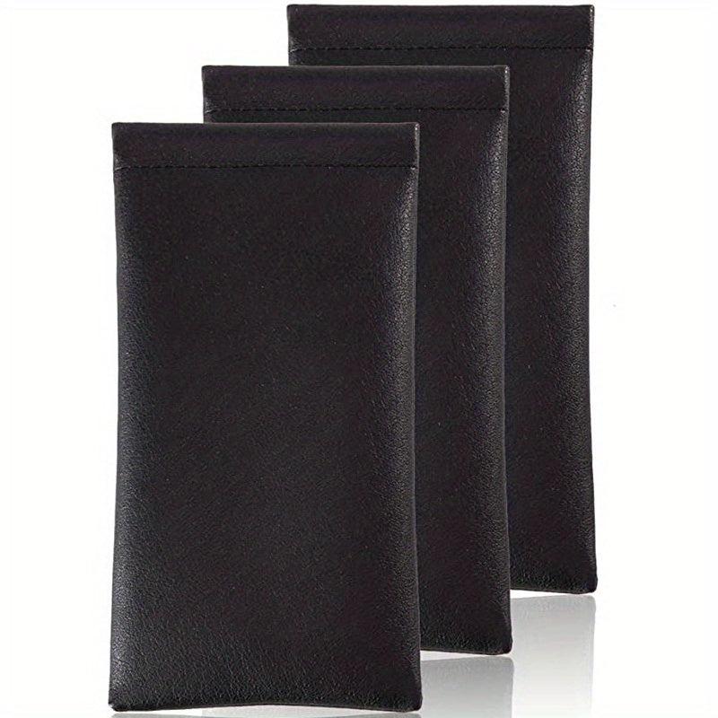 Men's Spring Glasses Pouch Extruded PU Leather Sunglasses Pouch
