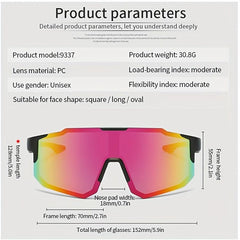 Polarized Sports Glasses for Men and Women - Cycling Biking Mountaineering