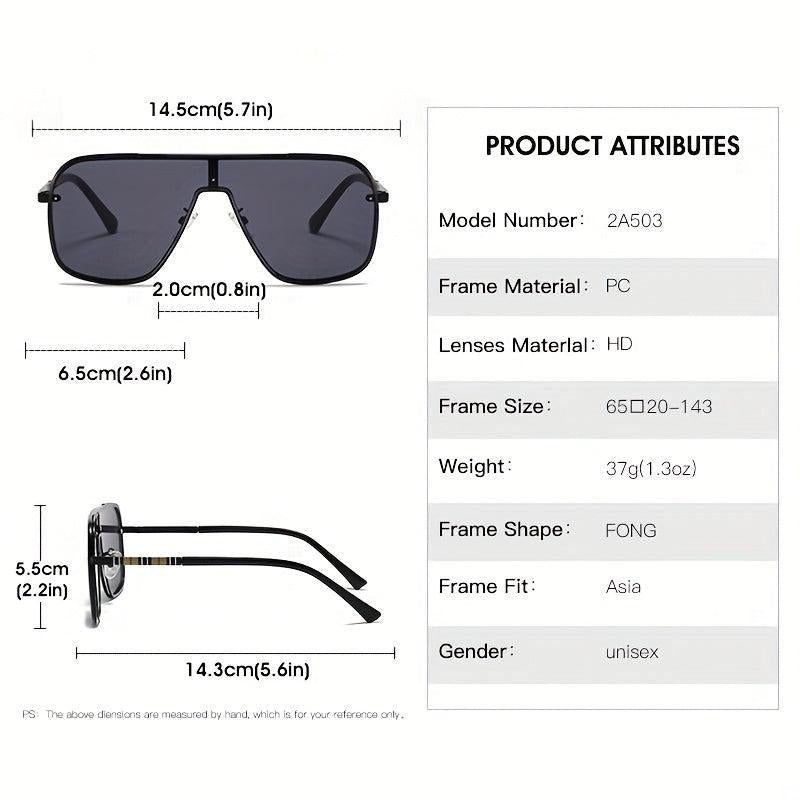 Men's Conjoined Sunglasses