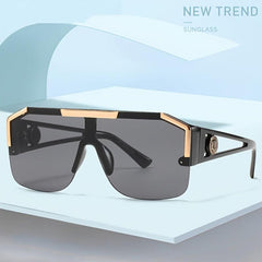 Men's Vintage Square Sunglasses Oversized
