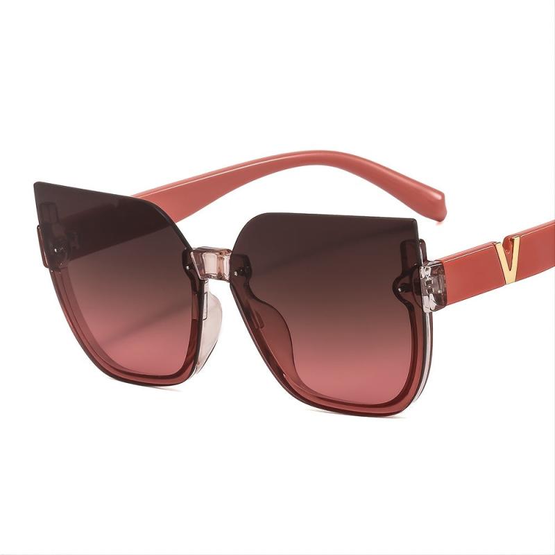 Cat's Eye Sunglasses Retro V Shape Decorative Temperament Internet Celebrity