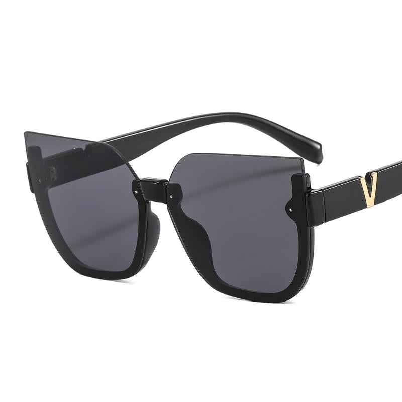 Cat's Eye Sunglasses Retro V Shape Decorative Temperament Internet Celebrity