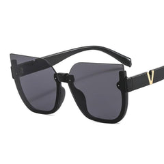 Cat's Eye Sunglasses Retro V Shape Decorative Temperament Internet Celebrity