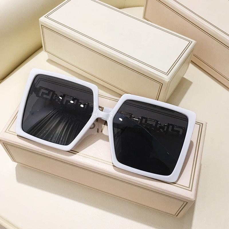 Men's Y2K Square Sunglasses Vintage Style Sunscreen Glasses