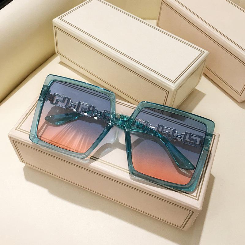 Men's Y2K Square Sunglasses Vintage Style Sunscreen Glasses