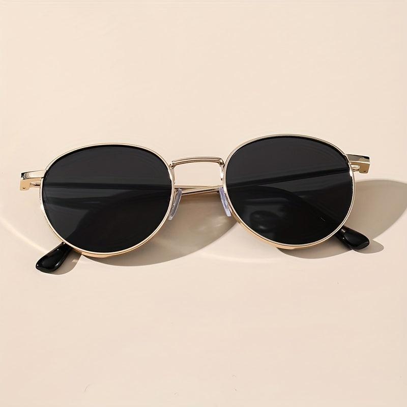 Men's Round Metal Sunglasses