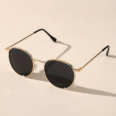 Men's Round Metal Sunglasses